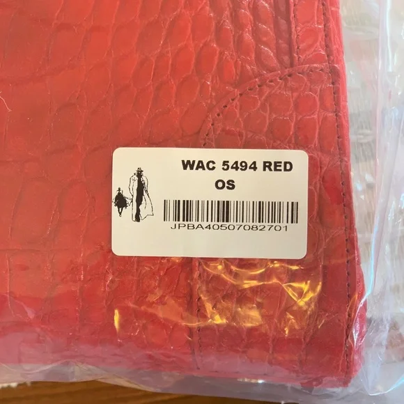 New‼️♥️NWOT Large Italian croc print leather bag by J Peterman✨✨✨ - Picture 3 of 7